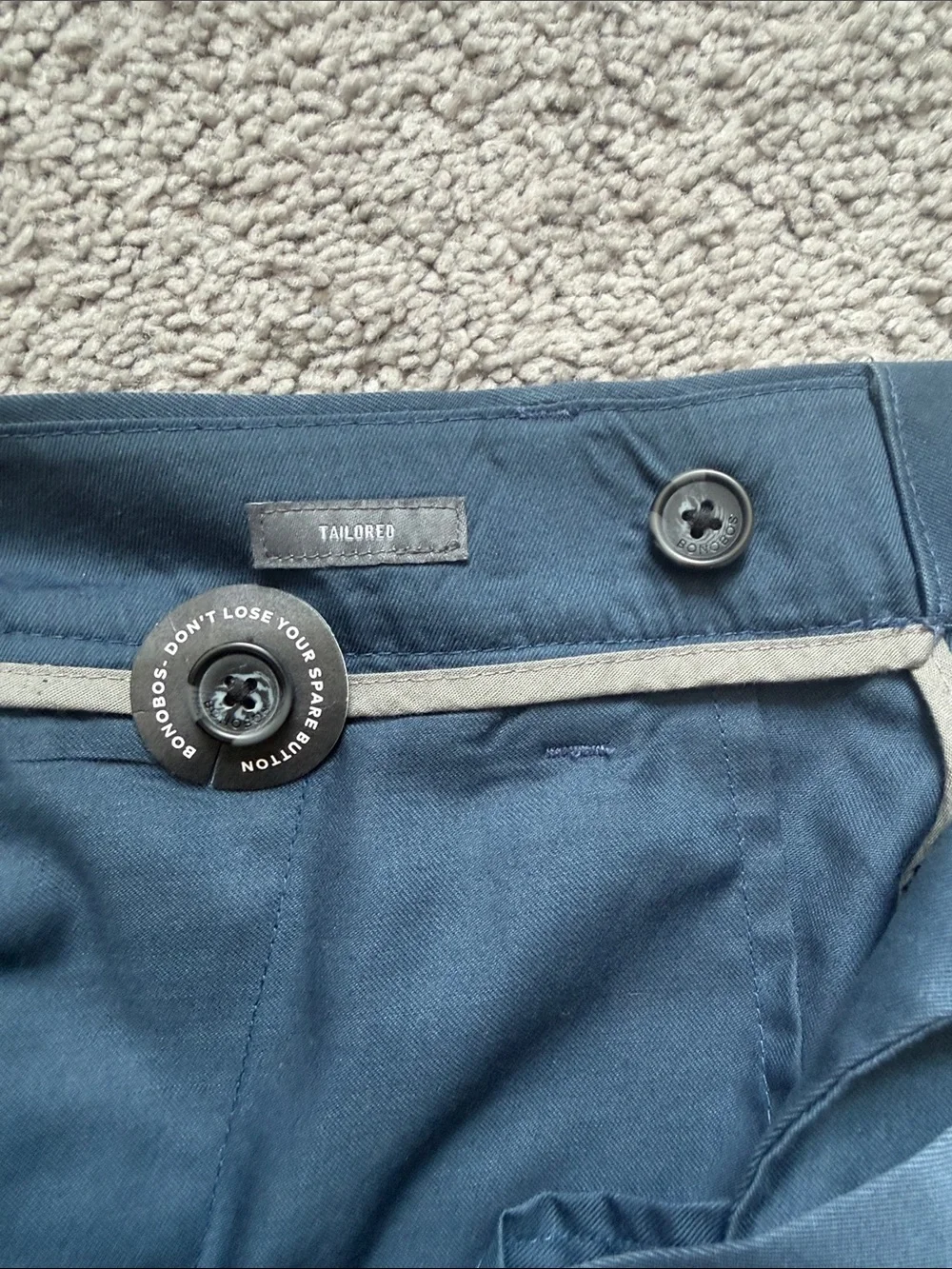 Bonobos Weekday Warrior- Slate Blue Men's Dress Pants - Tailored